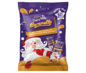 Cadbury Dairy Milk Caramello Santa Sharepack 10 Pack